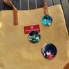 32/44/58mm Anime Figure Izuku Midoriya Round Brooch Clothing Lapel Pin Souvenir Soft Button Pins My Hero Academia Badge