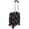coral high Kids Black Basketball Patterned Children's Suitcase 16745