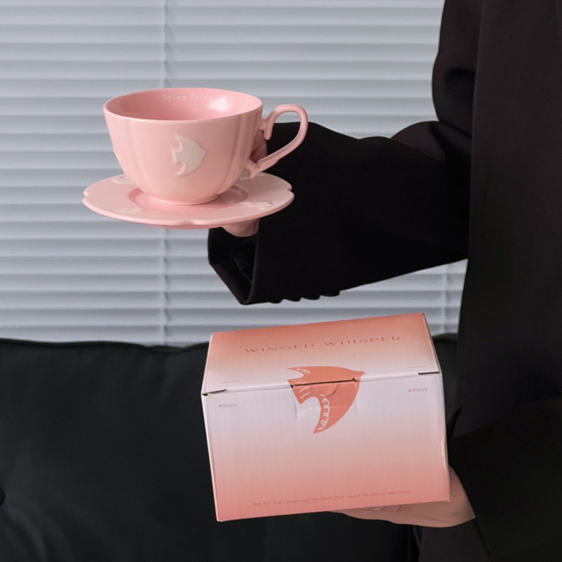 

Finnish Retro Ceramic Tableware, Coffee Cup, European Coffee Cup, British Afternoon Tea, French Cup And Saucer, A Set 280ml