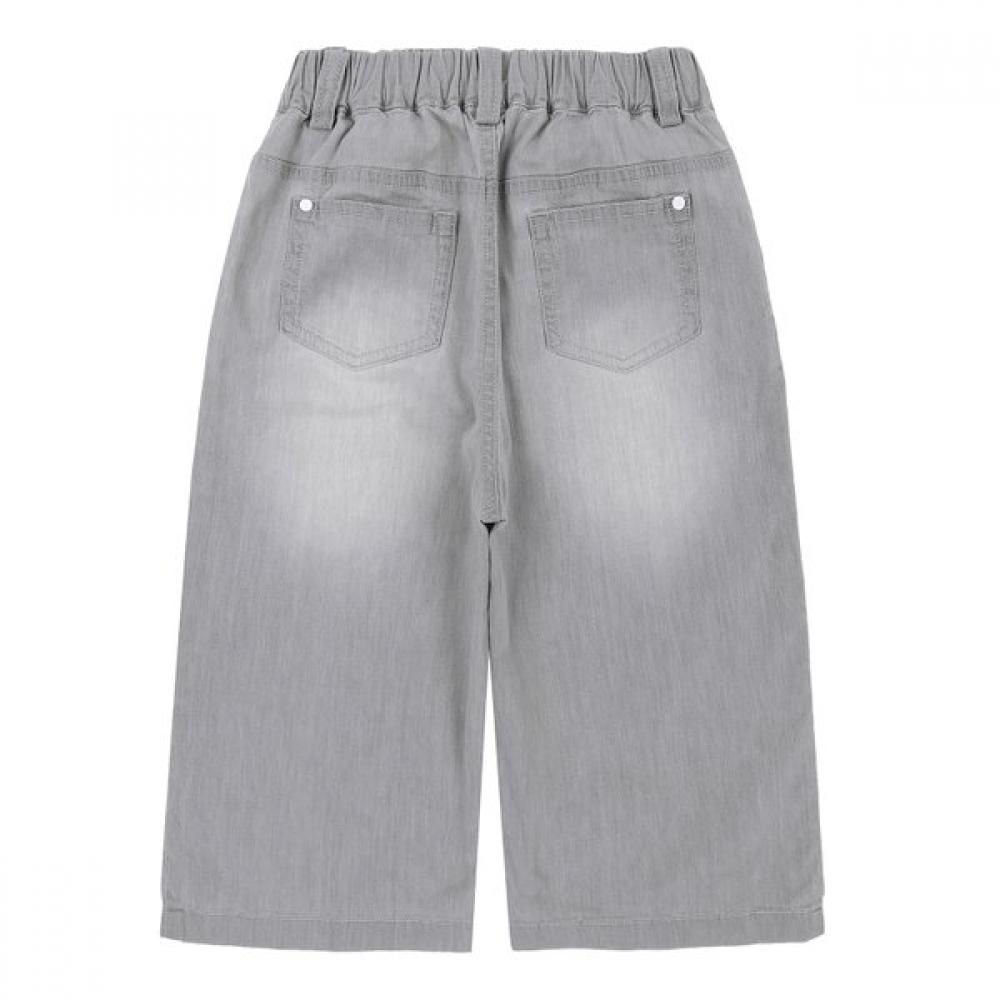 Die Kaffeebohne   Teeblatt Grauer Denim 7-teilige Hose Bz31pt02gy