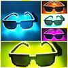 Wireless LED Mosaic Luminous Sunglasses - Creative Party Photo Props for TikTok, Birthdays, Bars, and Gifts