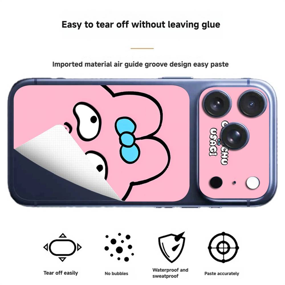 

O-Opanchu U-Usagi Unique Style Rear Decal Wrap Protective Sticker for iPhone 17 Pro 17 Pro Max iPhone 17 Pro