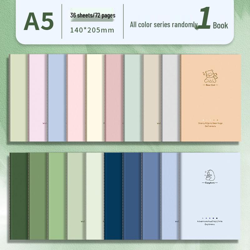 Pack of 20 High-Quality A5/B5 Lined Softcover Notebooks, Thick Pages, Stitch Binding, Ideal for Students