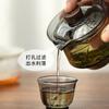 New High Boron Silicon Glass Gaiwan Cup Cover Wooden Heat Insulation Chinese Tea Bowl Tureen Travel Teaware Sets 200ML