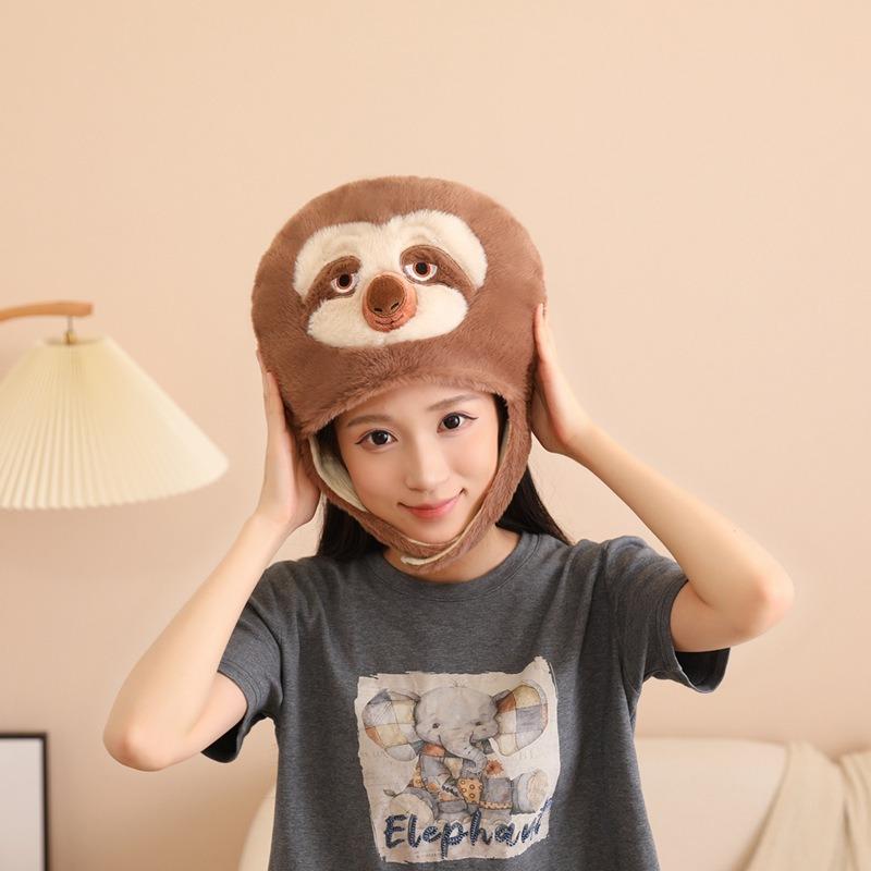 Halloweenská rychlá lenochodí kapuce, fotorekvizity, kreslená kapuce, fotorekvizity, rekvizity pro vystoupení