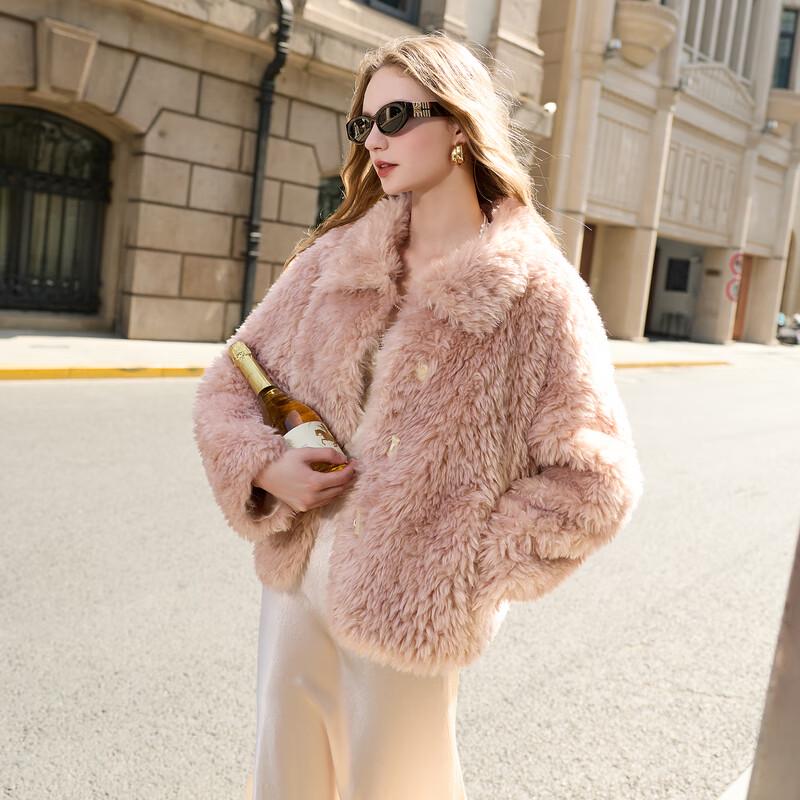 Women's 2025 Winter Faux Fur Lapel Coat