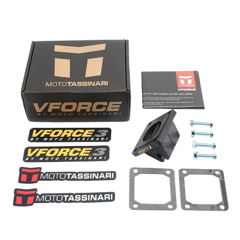 VForce 3 85 CR For Honda CR80 Motorcycle Carbon Fiber Reed Valve Air Intake System V381S Enduro Dirt Bike Motocross Accessories