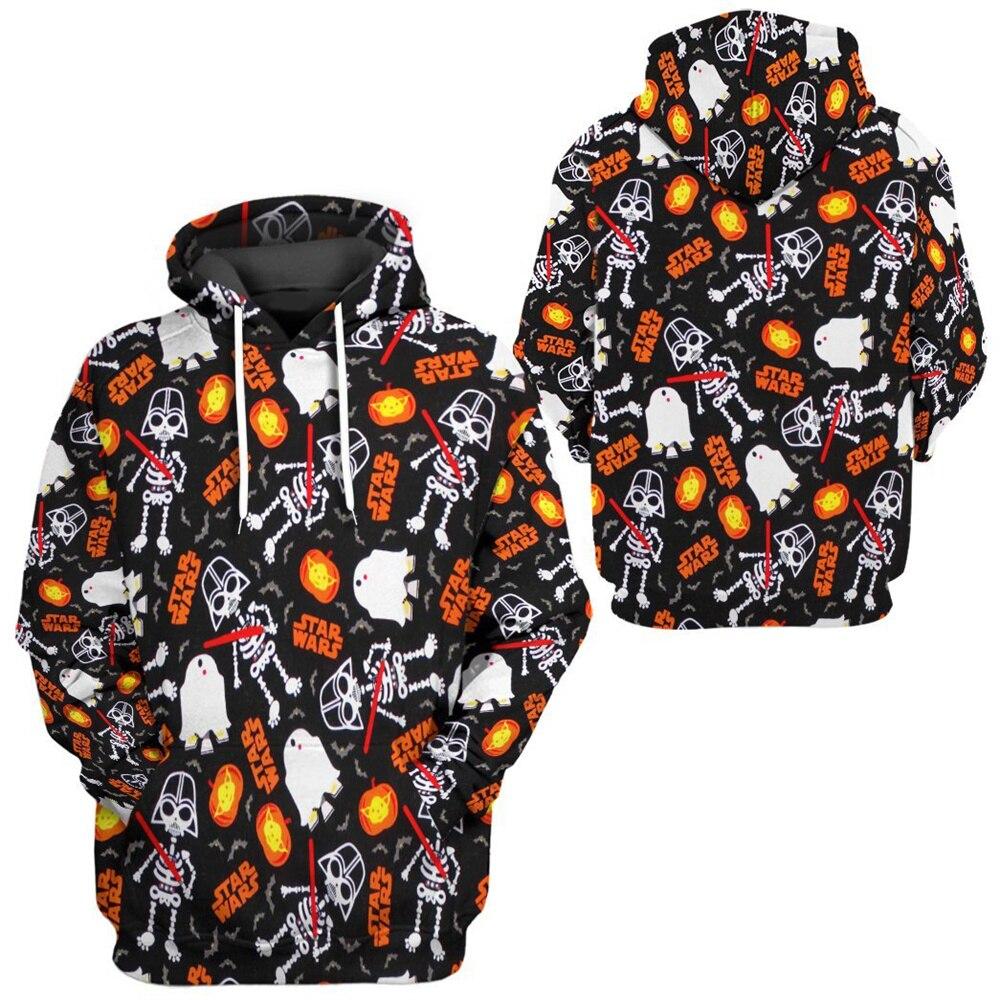 Jesenná pánska mikina s kapucňou kostra mikina s 3D potlačou pre mužov halloween hororová košeľa teplá streetwear športová bunda hip hop topy