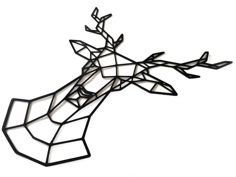 Decorizzly® 3D Deer Metal Decoration