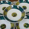 Waza no Kura Plate Set, Stylish Kutani Ware Small Plates, Set of 5, Round Pattern, Ceramic, Japanese Tableware, Side Plates, Made in Japan