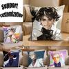 TBX Anime To Be Hero X Square Sofa Pillow Cover Solid Color Living Room Home Decor Cushion Case