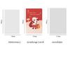 Christmas 3D Pop Up Thank You Cards Blessing Cards Christmas Postcard Greeting Cards With Envelope