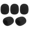 5pcs Handheld Microphone Windscreens Mic Foam Covers Compatible with Standard Ball type Microphones for KTV Karaoke DJ