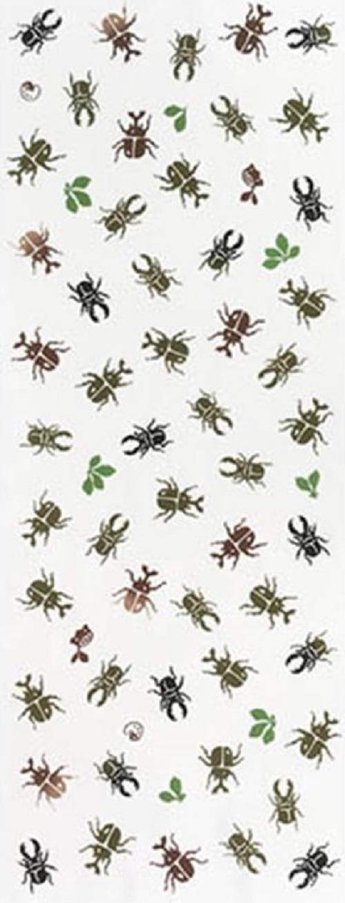 

Todaya Shoten Tenugui Beetle and Stag 37 x 98 cm Nashien-zome (Hand Towel) - Beetle, 862, Approx.