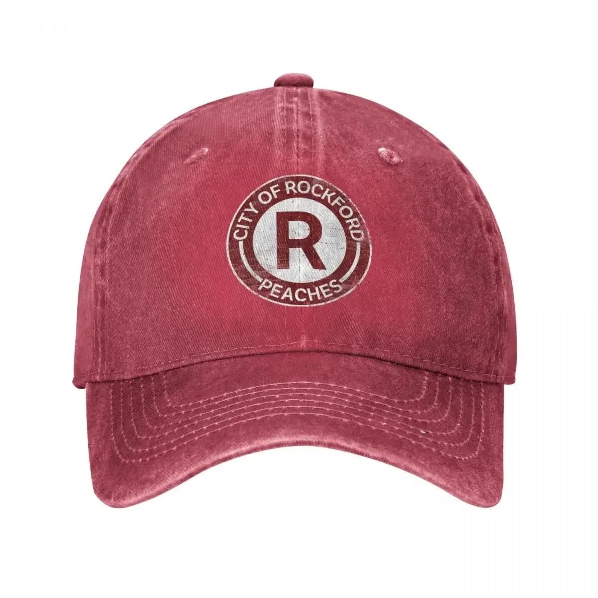 A League Of Their Own Cap Hats Unisex Women Baseball Cap Hip Hop R Baseball Rockford Peaches Baseball Hat Denim Casquette Gorras Adjustable