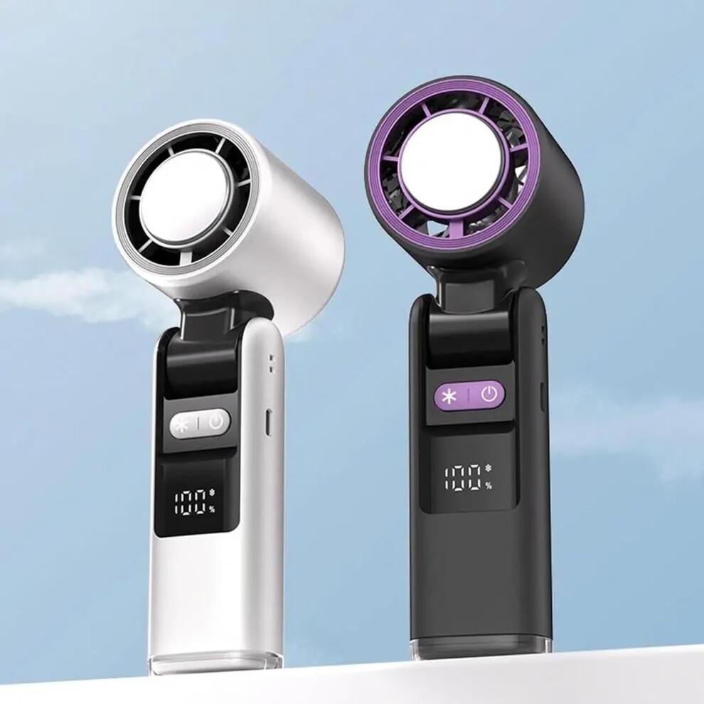 Portable Handheld Fan with 100Level Speed Control, Rechargeable Fan for Travel and Outdoor