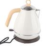 1.7L Electric Kettle Retro Wood Grain Dry Boil Protection Home Electric Kettle with Temperature