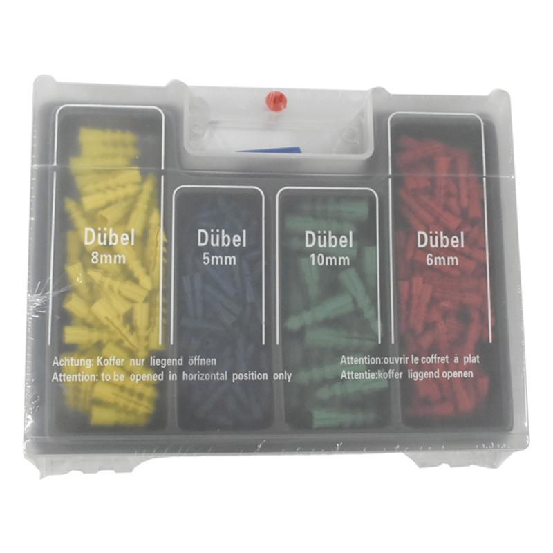 300 Pieces Multifunctional Drill Bits Set 2-10mm Twist Drill Bits 5-10mm Expansion Screws Set Woodworking Tools for DIY