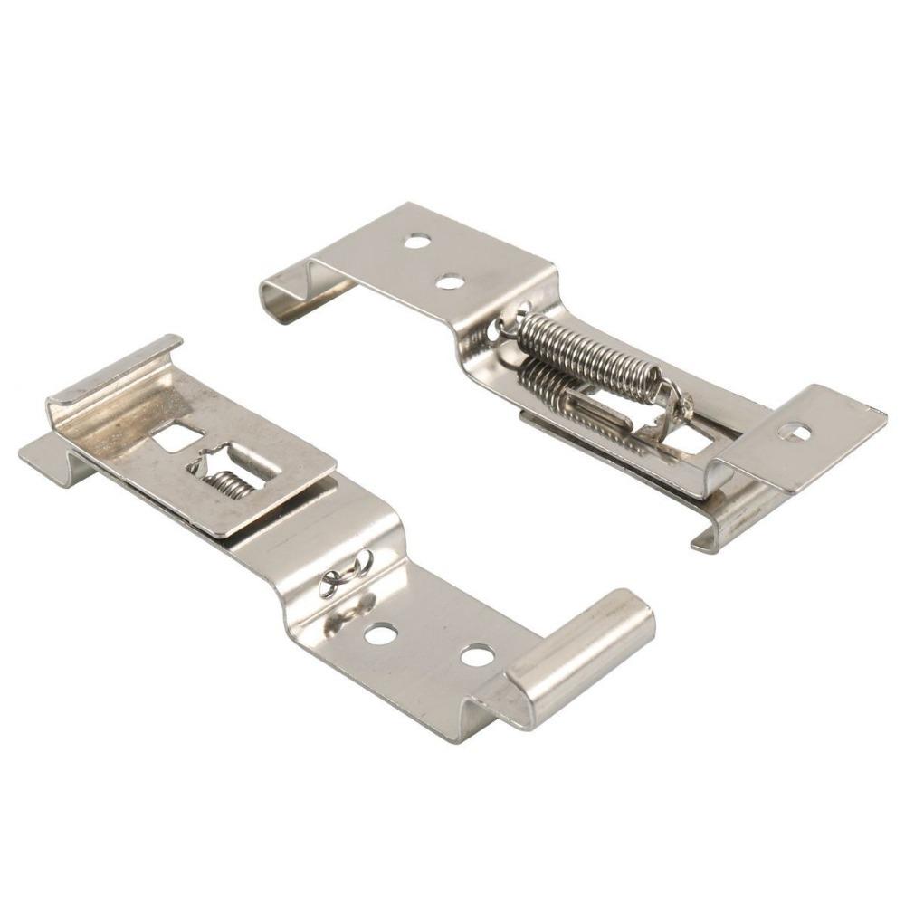 

1 Pair Stainless Steel License Plate Frame Automotive Hardware Plate Holder Clamp License Plate