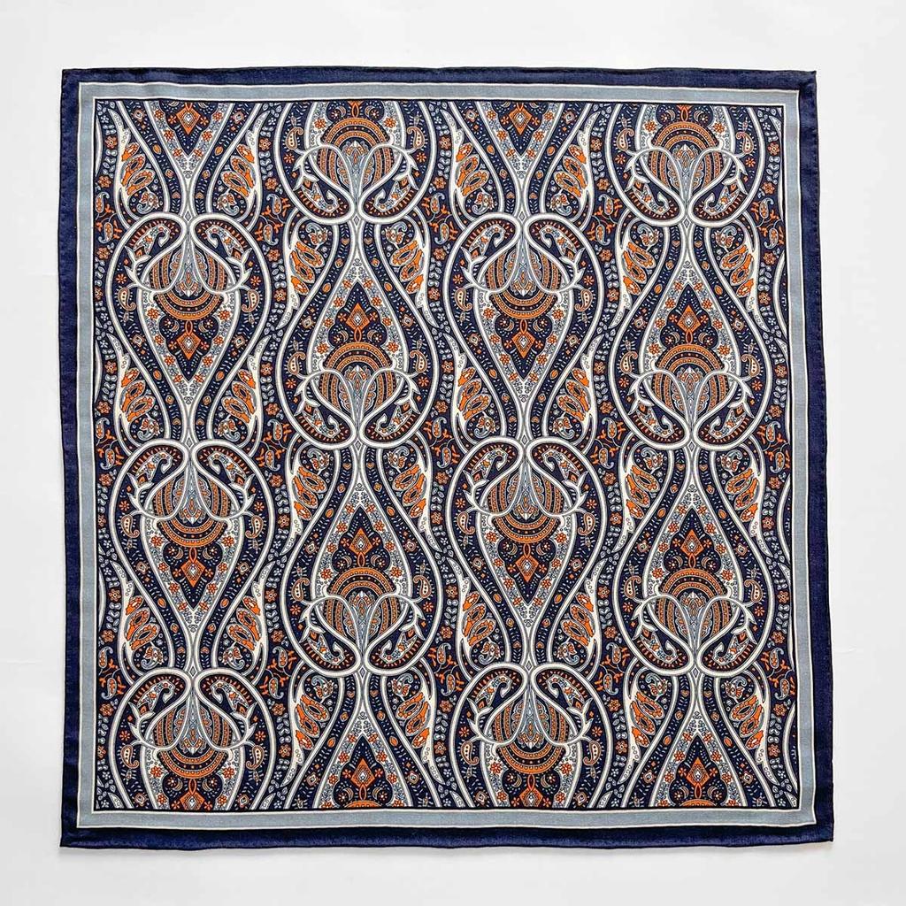 18% Silk 82% Wool Scarf Women Pashmina Double sided Foulard Female Bandana Twill Scarves Hijab Shawl Wraps Square Headkerchief