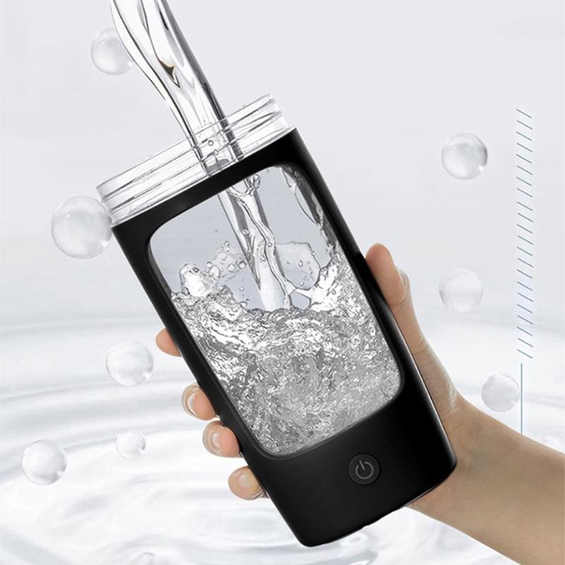 Electric Shaker Bottle 650ml Rechargeable Powerful with Powder Compartment for Smooth Protein Shakes Supplement Storage