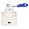 Luft Handventil Pneumatischer Drehhebel Durchflussregelung 3 Positionen 4 Wege Ausrüstung 4HV310‑10
