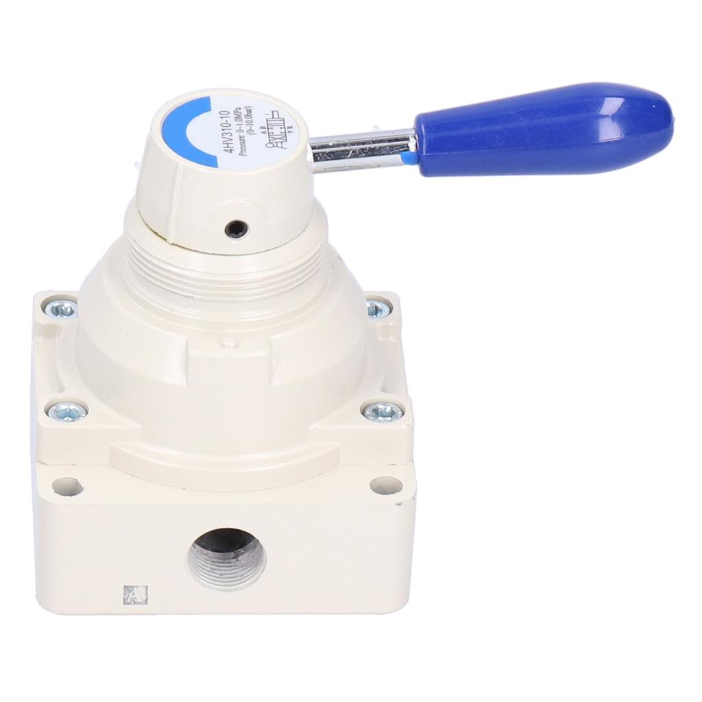 Luft Handventil Pneumatischer Drehhebel Durchflussregelung 3 Positionen 4 Wege Ausrüstung 4HV310‑10