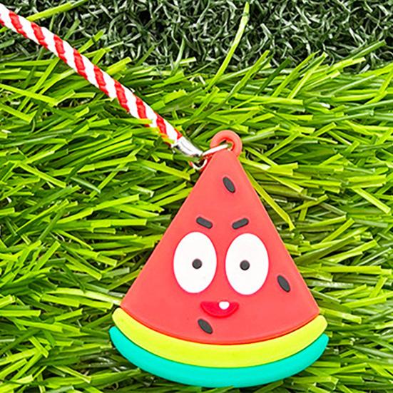 Plastic Anti Lost Golf Tee Hanger Donut Design Golf Tee Ring Strap Fruit Design Tee Loss Prevention Golf Accessory