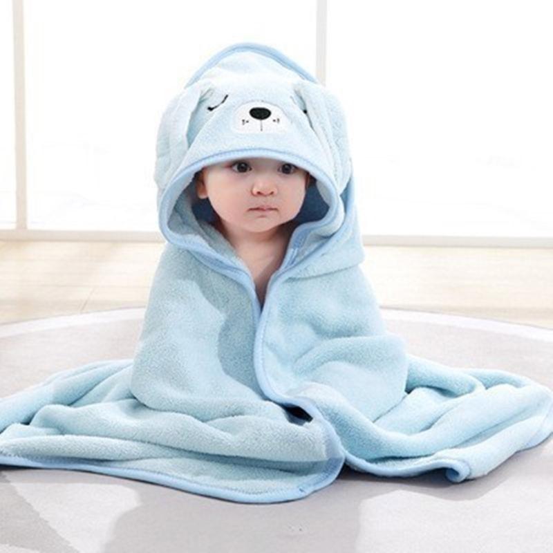 Baby Hooded Shower Towel Bath Towel Strong Absorbent Quick Drying Soft Bathrobe Blanket Poncho Breathable Infant Cape