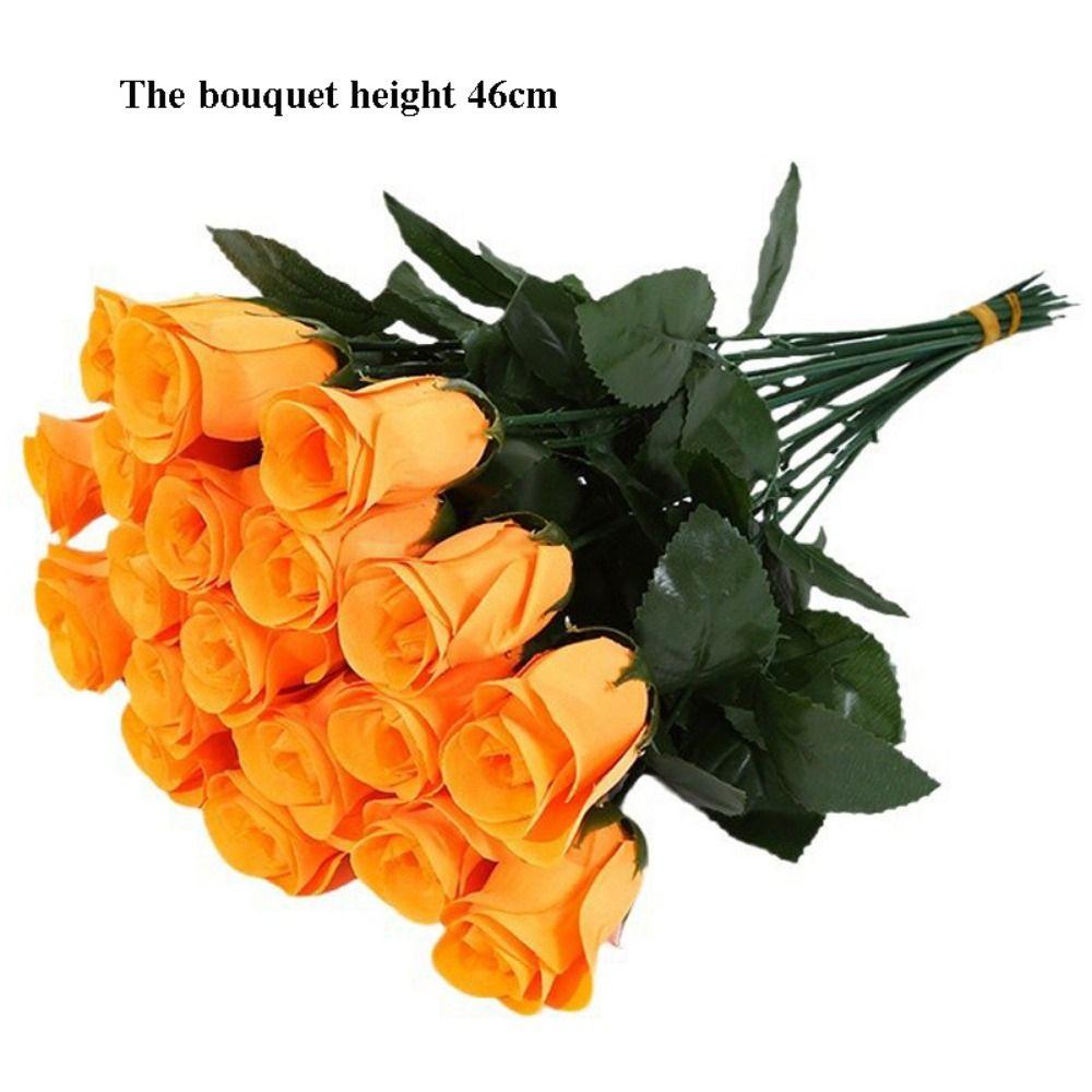 10 Heads Real Happy Flower Mini 10 Colors Valentine's Day Flowers Photography Photo Gift Crystal Grass Bouquet Home Decorative