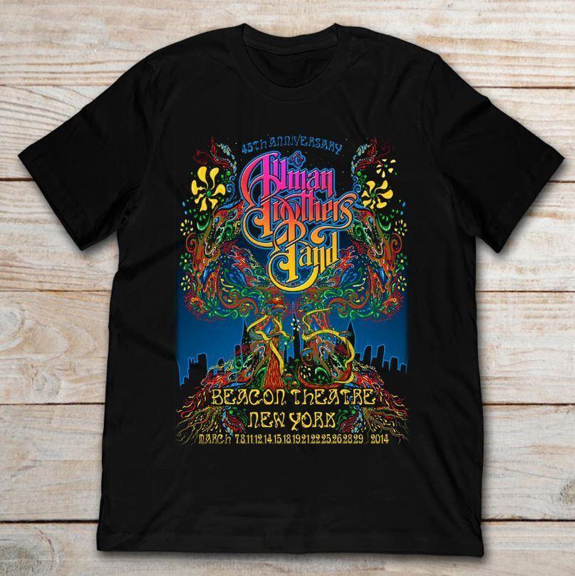 

The Allman Brothers Band T Shirt Size S To 5XL Hot Cotton Unisex T-Shirt XXXXL