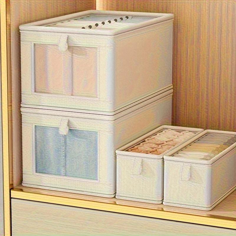 Visible Wardrobe Storage Organizers Cabinet Drawer Clothes Storage Box for T-Shirts Jeans Underwear Pants Organizer Box