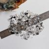 Natural Crystal Pebble Bracelet & Irregular Nail Art Stickers – Jewelry, Decor & Fish Tank Accessories