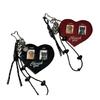 Fashionable Photo Frame Keychain Charm Pendant for Memories Sturdy Plastic Alloy Materials Long Time Use and Rustproof