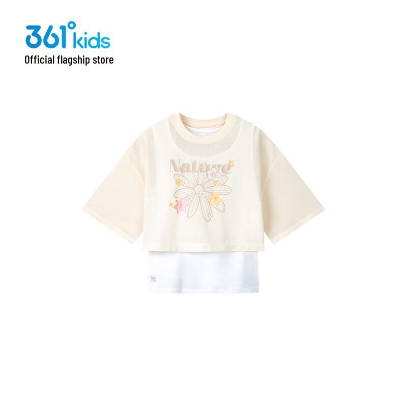 361° Girls  Summer Layered Short-Sleeve Tee Set 140