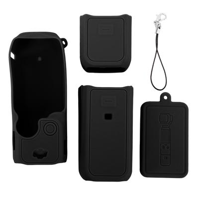 Sports Camera Case Prevent Fingerprint Dustproof Soft Silicone Camera Protective Cover for Osmo Pocket 3 Black