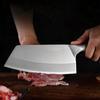 Laser Damascus Stainless Steel Cleaver Knife Wood Handle Kitchen Knives Cleaver Meat Chopping Vegetable Chef Butcher Knife Heavy