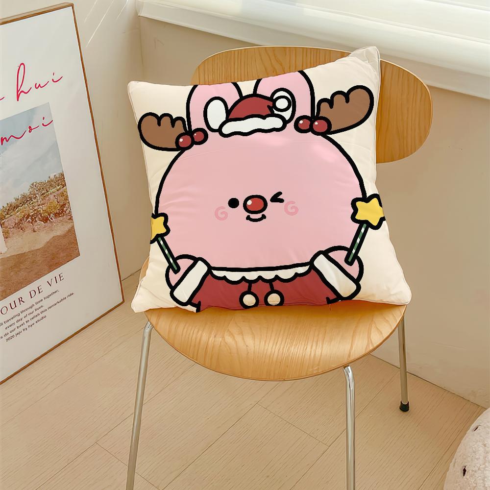 Cartoon Christmas Animals Cute cushion cover Pillow Cover Decoration Room Home Sofa living Office Car Nordic Simplicity