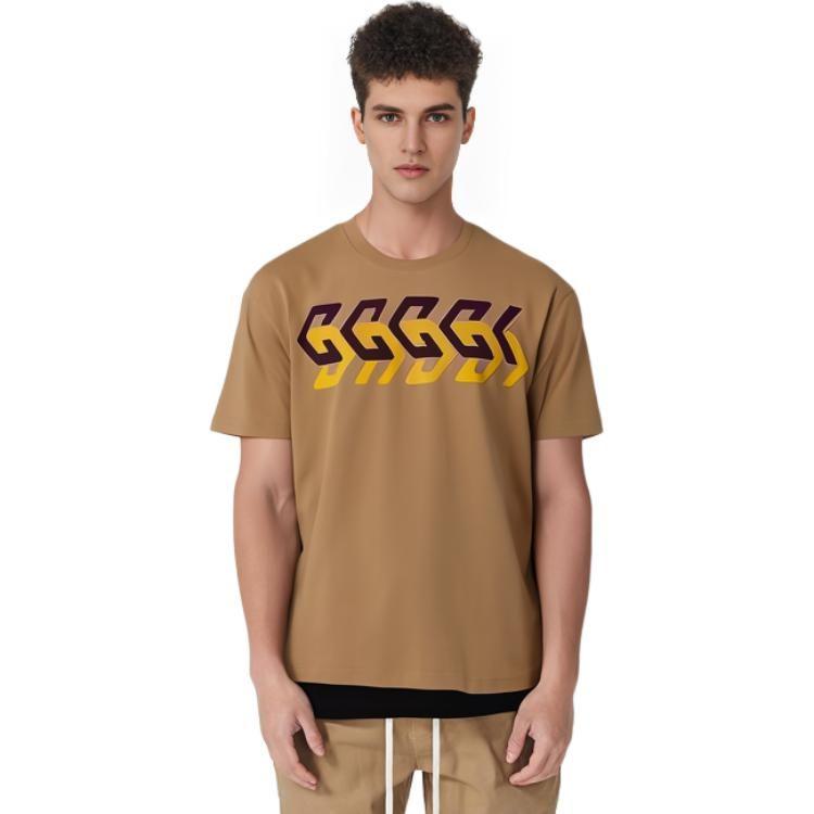 GUCCI Mirror Logo Print T Shirt 616036-XJDV9-2094