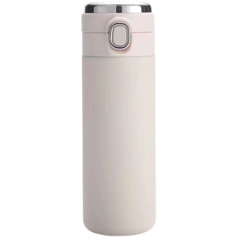 Enkel rostfri snäpplock ärtmugg bärbar lås vakuumisolerad mugg vattenmugg
