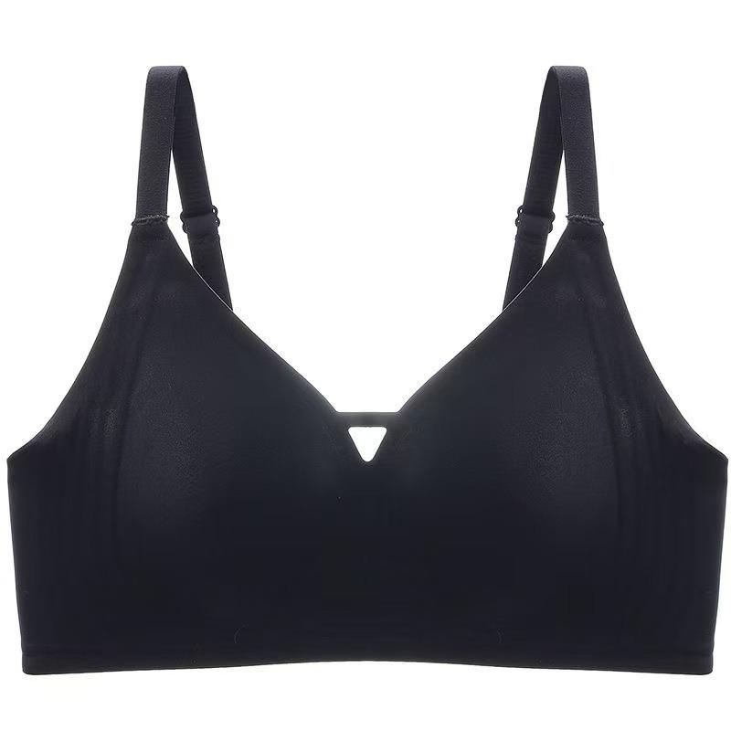 Women Seamless Wirefree Push Up Bra Comfortable Gathering Breathable Anti Sagging Lingerie