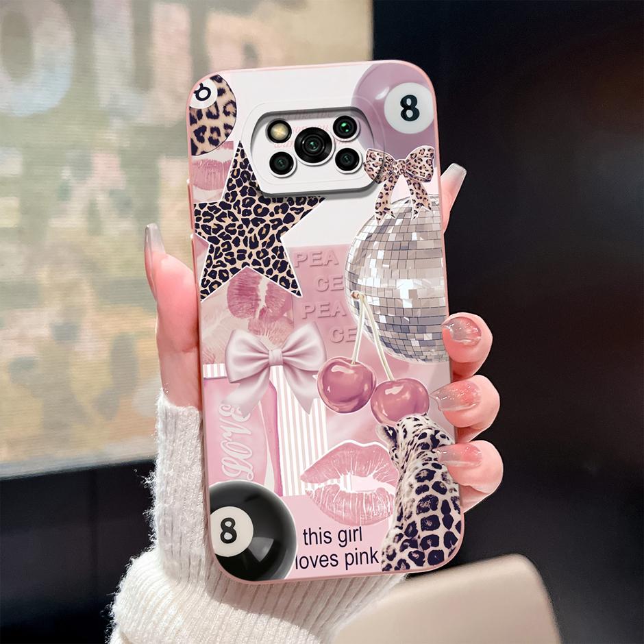 For Xiaomi Poco X3 Pro NFC GT Cases Cartoon Rabbit Lion Portable Anti-drop Lightweight Aesthetic Shell For Xiaomi PocoX3Pro Capa