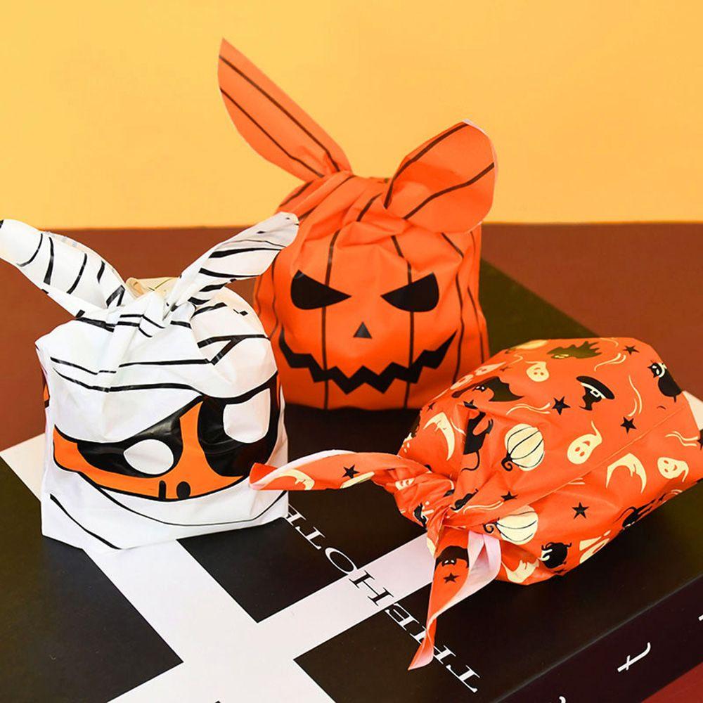 Supplies Pumpkin Bat Snack For Biscuits Halloween Decoration Candy Pouch Candy Bag Baking Gift Bags