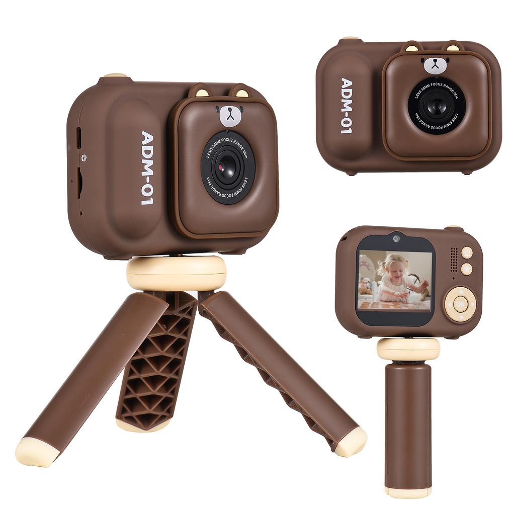 1080P Kinder Digitalkamera Mini Videokamera für Kinder 48MP 2,4 Zoll IPS Bildschirm Dual Objektiv Eingebaut