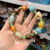 Tibetan Style Enamel Beaded Bracelet, Multicolor Vintage Gold-Plated Ethnic Jewelry,Handmade Enamel Charm Bracelet