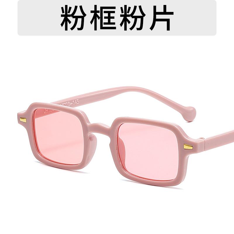 Vintage Square Sunglasses Woman Mirror Retro Rivet Yellow Glasses Female Brand Designer Fashion Black Shades UV400
