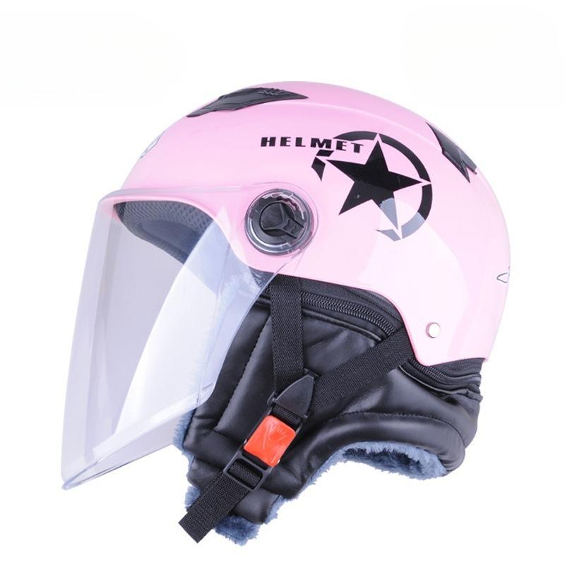 Battery Car Scarf Protective Cap Motorcycle with Four Seasons, Autumn Warmth, Men's and Women's Spring and Autumn Electric Vehicle Helmets