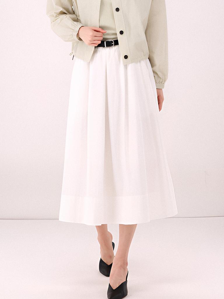 Acud Barrel Volume Skirt _Ivory
