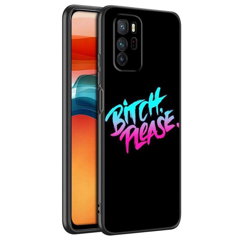 Boss Bitch Phone Case For Xiaomi Redmi Note 10 9 Pro Max 10S 10T 9A 9C 9S 9T 8A 8T 8 7 Pro Soft TPU Black Cover