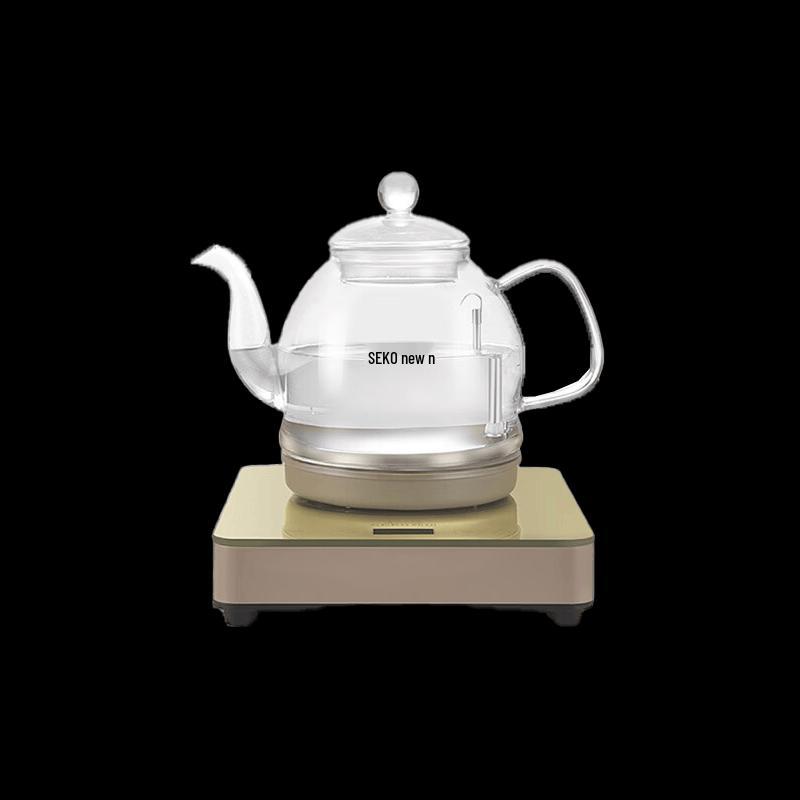SEKO Smart Automatic Glass Electric Tea Kettle CN plug (adapter included) бежевый